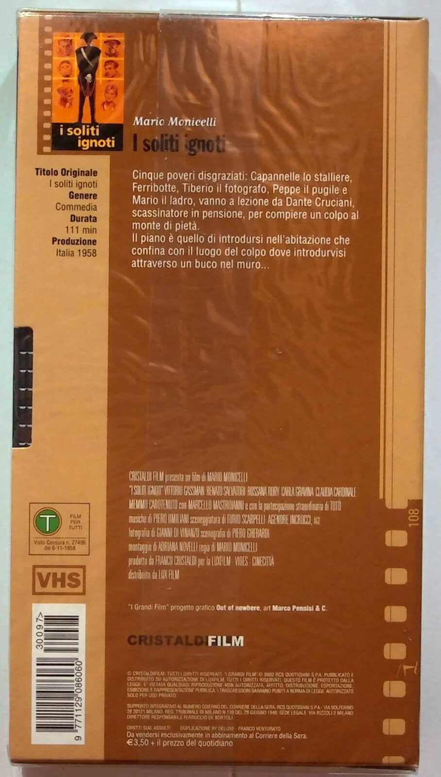 EBOND I Soliti Ignoti Editoriale VHS VH000637