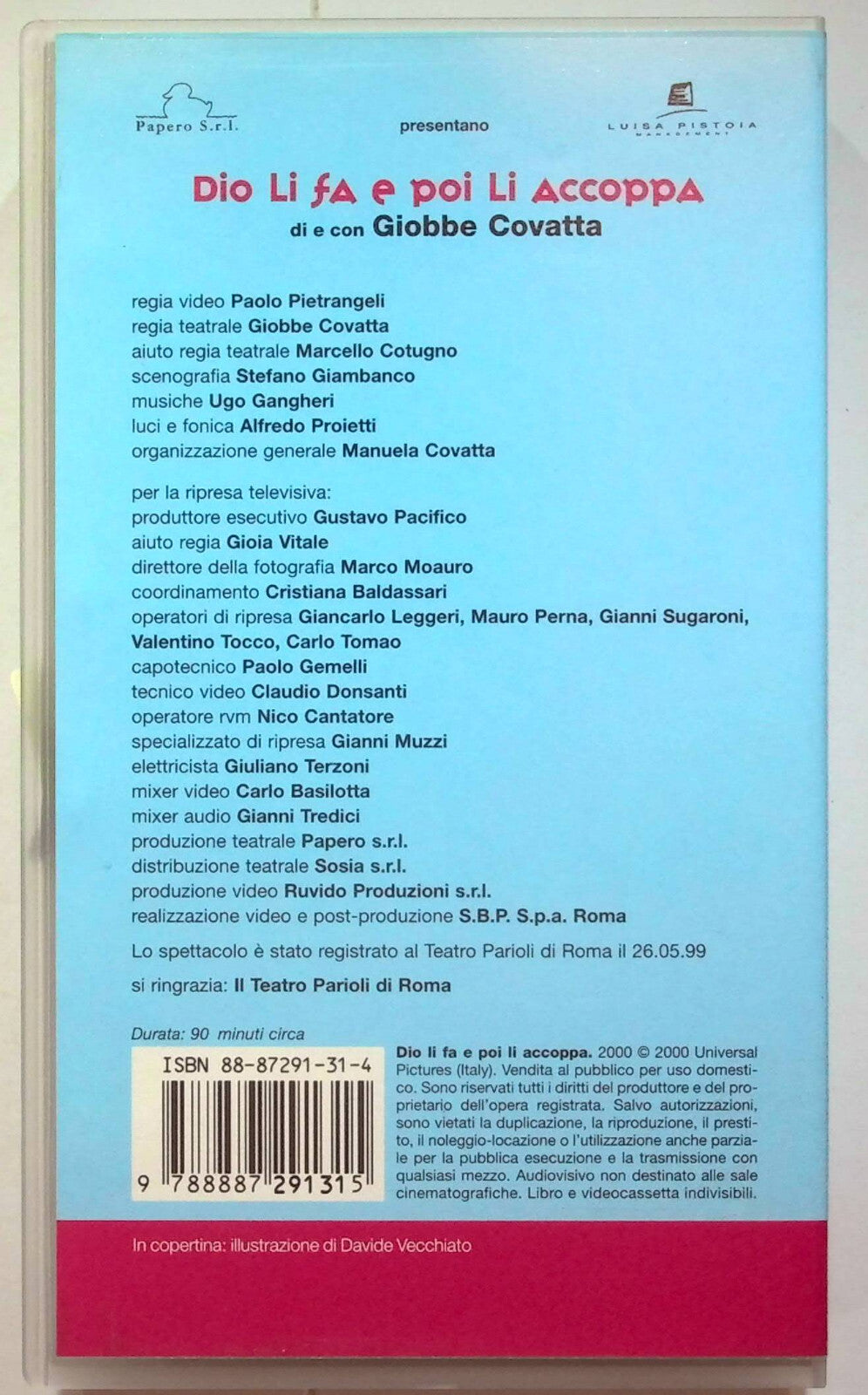 EBOND Dio Li Fa e Poi Li Accoppa VHS VH000666