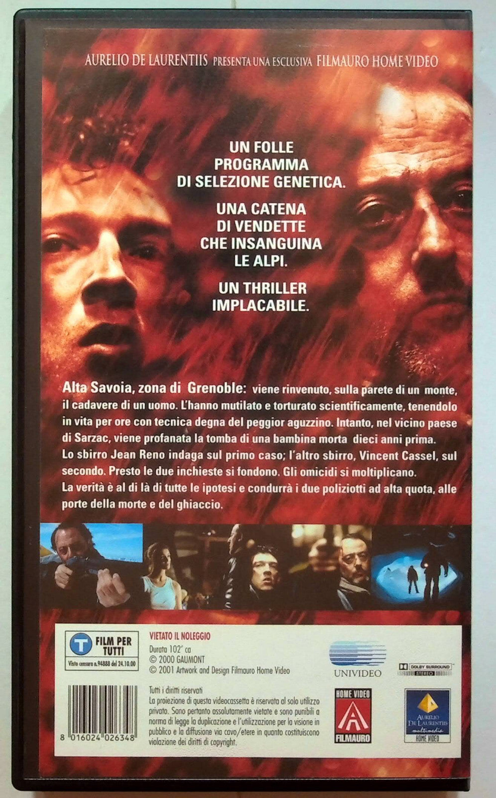 EBOND I Fiumi Di Porpora VHS VH000683