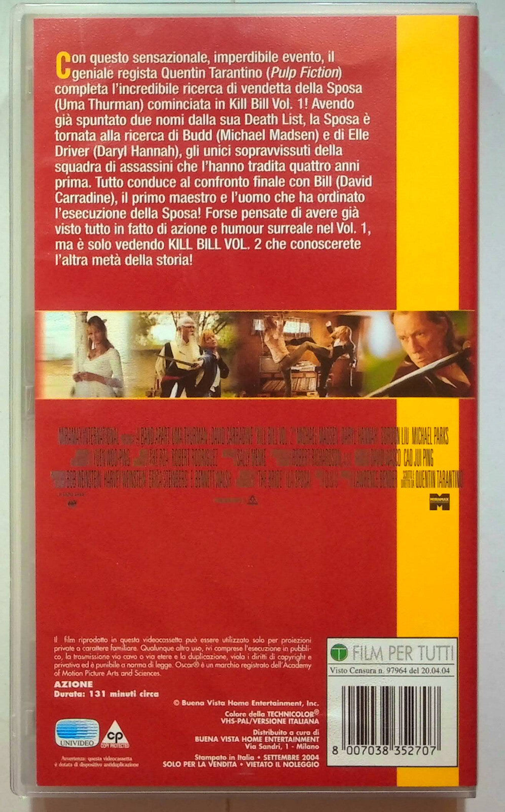 EBOND Kill Bill Volume 2 VHS VH000712