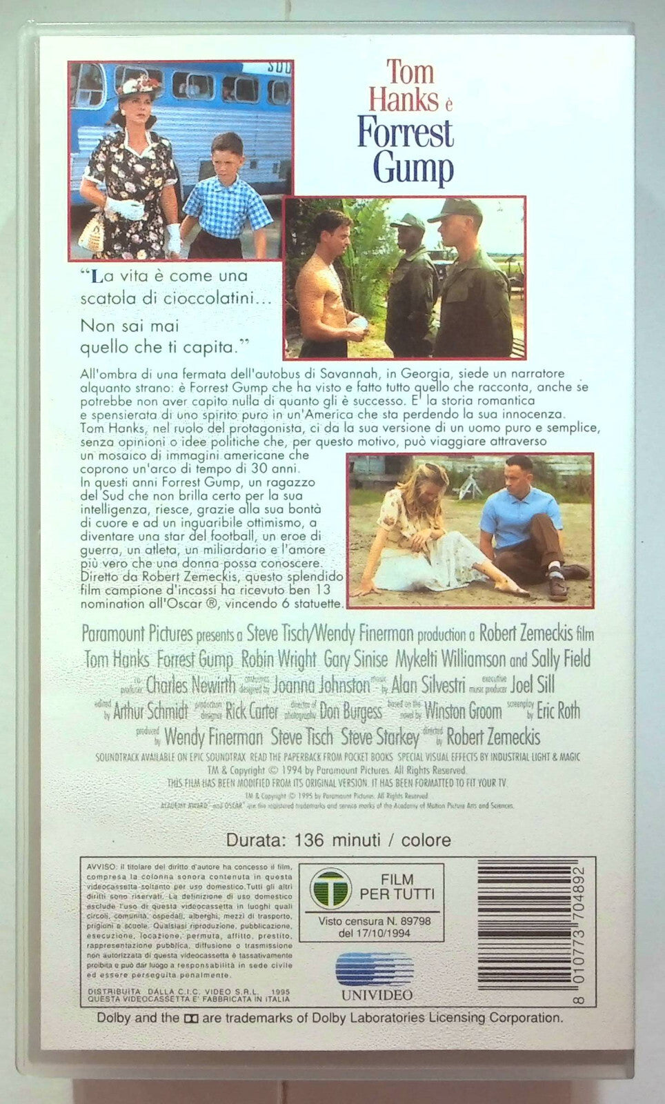 EBOND Forrest Gump Doppia VHS VH000717