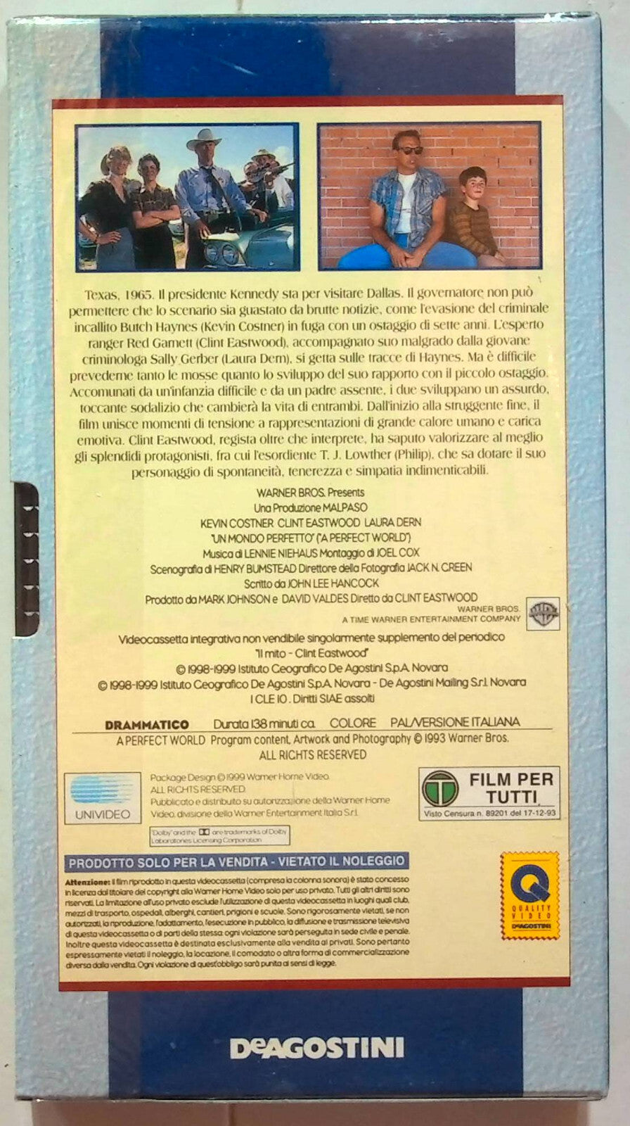 EBOND Un Mondo Perfetto Editoriale VHS VH000729