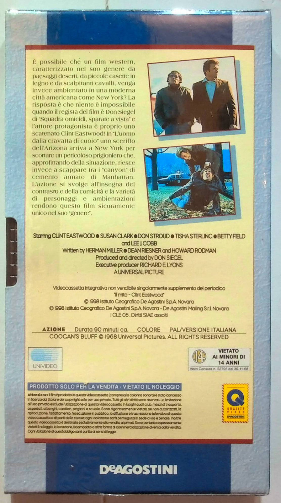 EBOND L'uomo Dalla Cravatta Di Cuoio Editoriale VHS VH000731