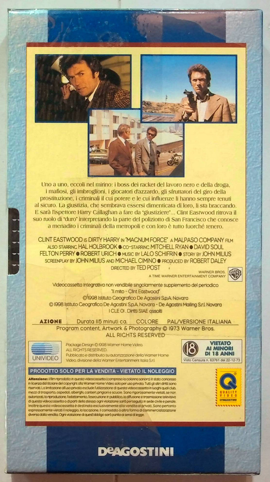 EBOND Una 44 Magnum Per L'ispettore Callaghan Editoriale VHS VH000754