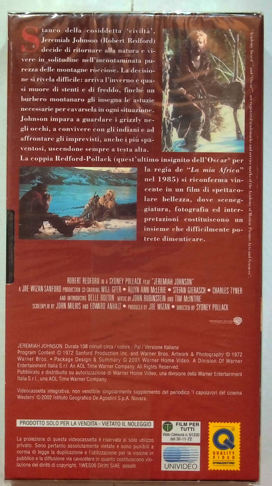 EBOND Corvo Rosso Non Avrai Il Mio Scalpo! Editoriale VHS VH000756