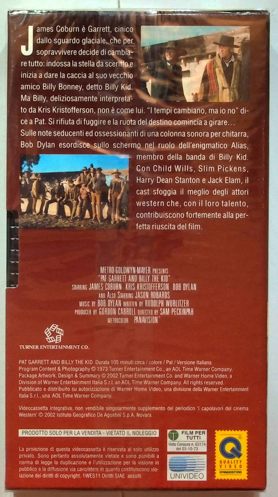 EBOND Pat Garrett e Billy Kid Editoriale VHS VH000766
