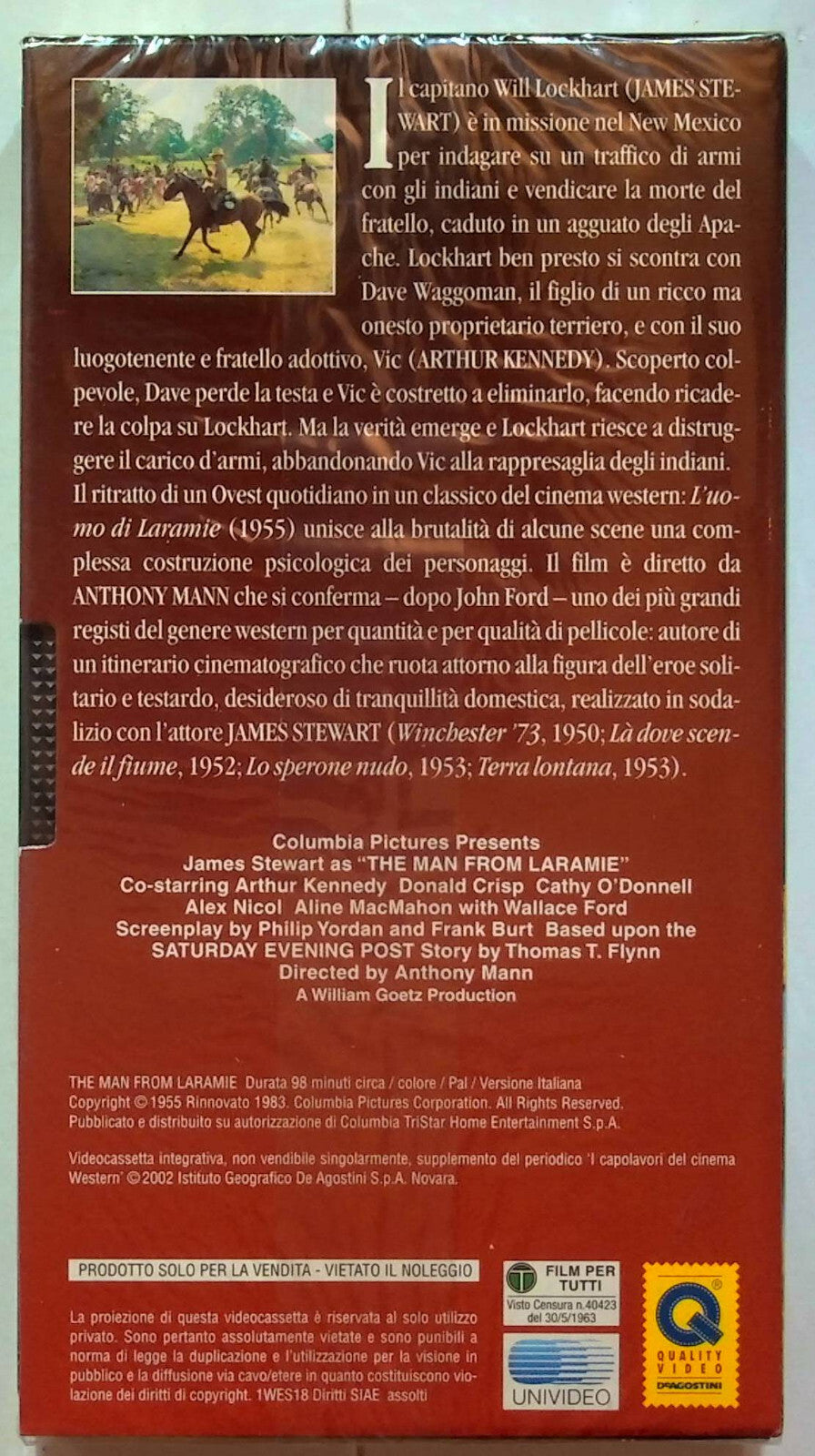 EBOND L'uomo Di Laramie Editoriale VHS VH000775