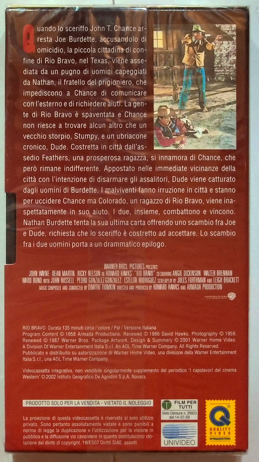 EBOND Un Dollaro D'onore Editoriale VHS VH000778