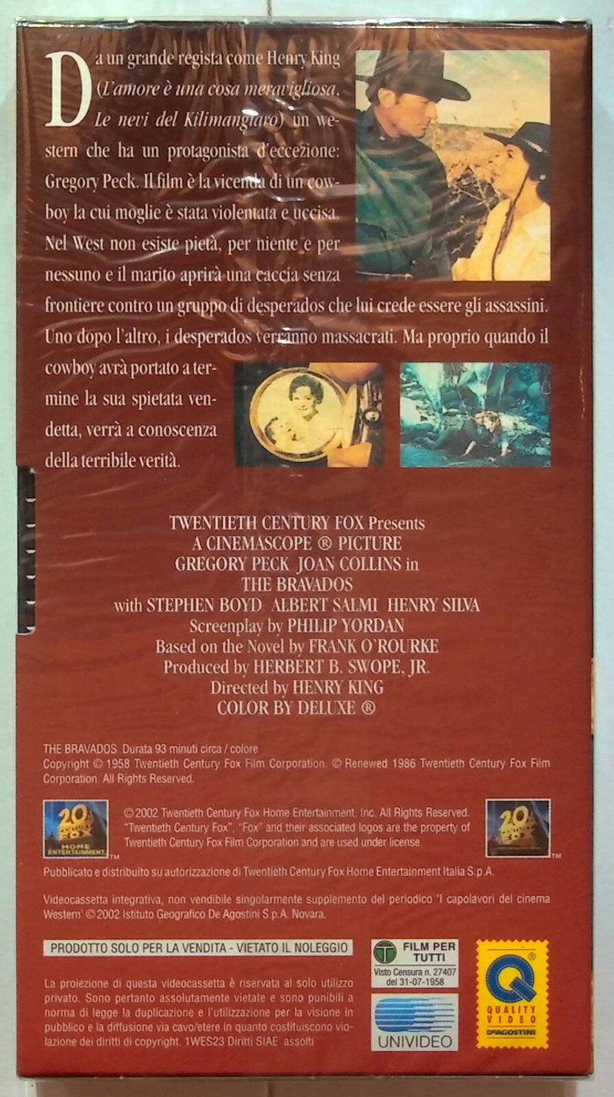 EBOND Bravados Editoriale VHS VH000786