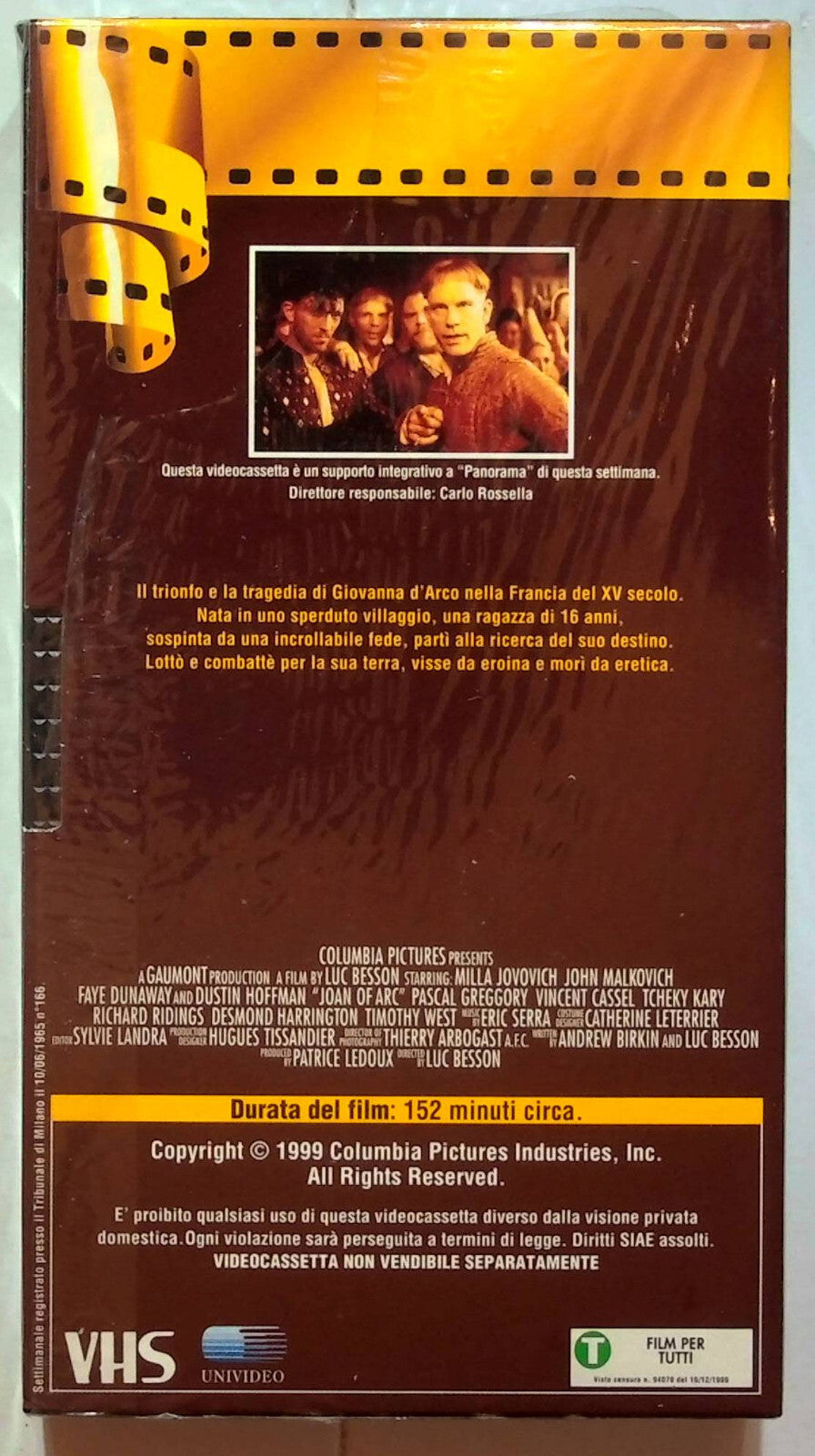 EBOND Giovanna D'arco Editoriale VHS VH000801