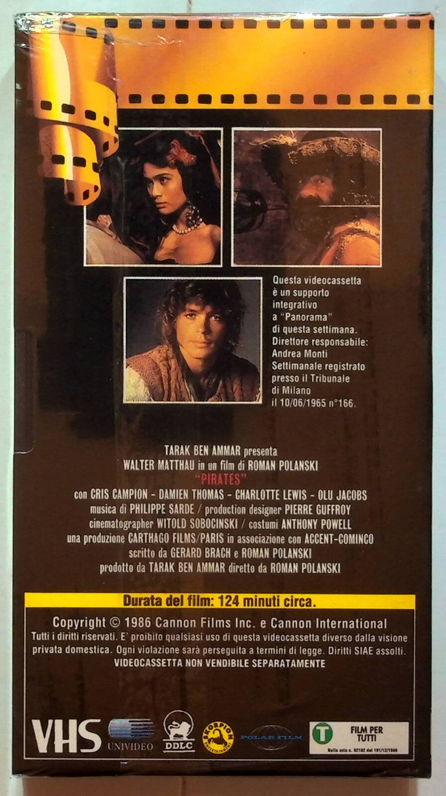 EBOND Pirati - Di Roman Polanski Editoriale VHS VH000802