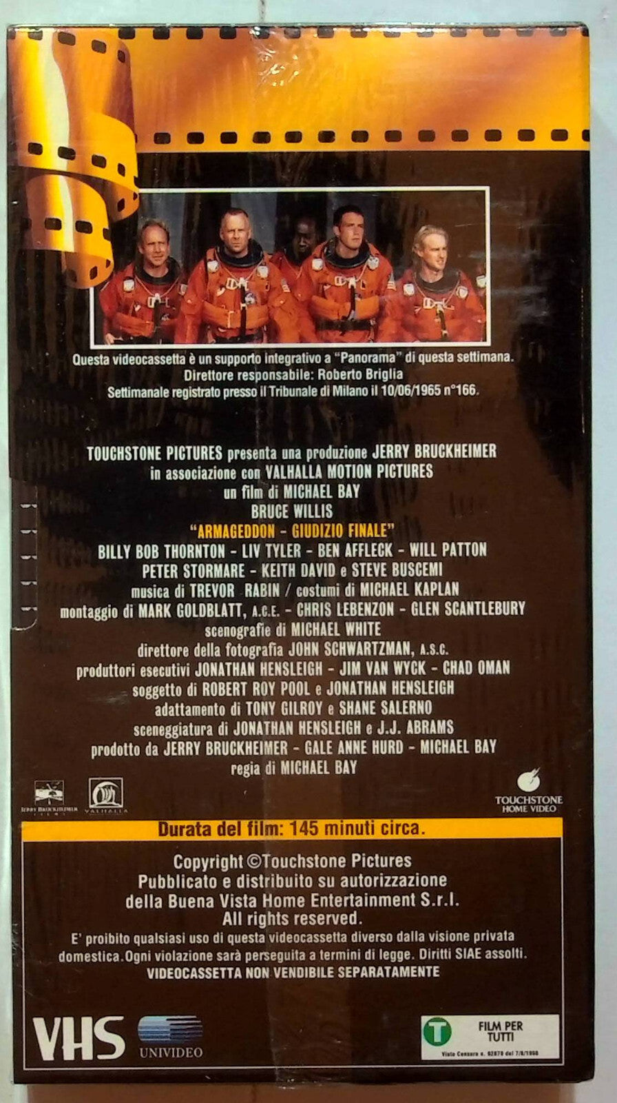 EBOND Armageddon - Giudizio Finale Editoriale VHS VH000804