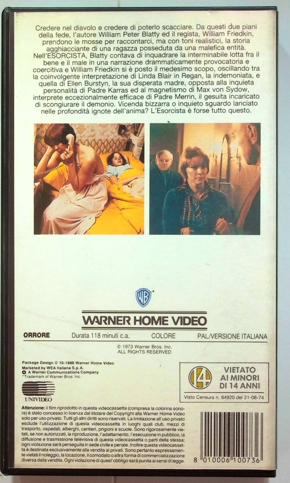 EBOND L'esorcista VHS VH000823