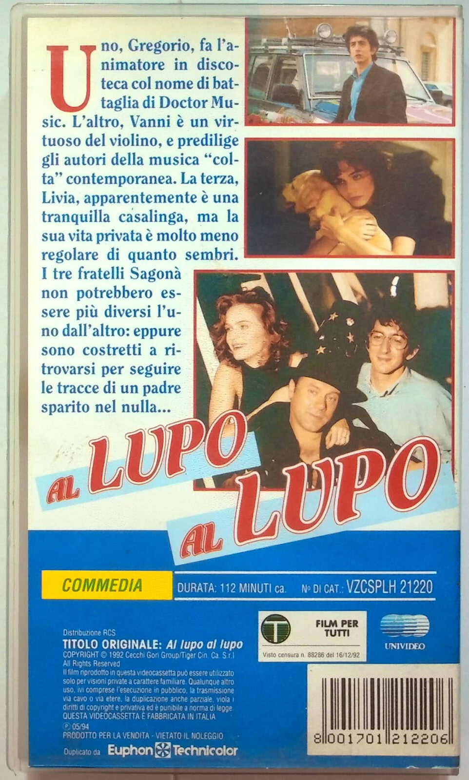 EBOND Al Lupo Al Lupo VHS VH000826