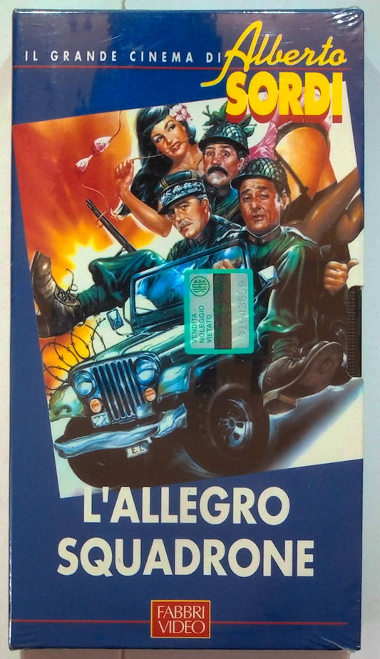 EBOND L'allegro Squadrone Il Grande Cinema Alberto Sordi Editoriale VHS VH000851
