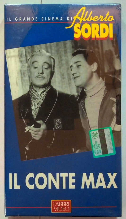 EBOND Il Conte Max - Il Grande Cinema Alberto Sordi Editoriale VHS VH000856