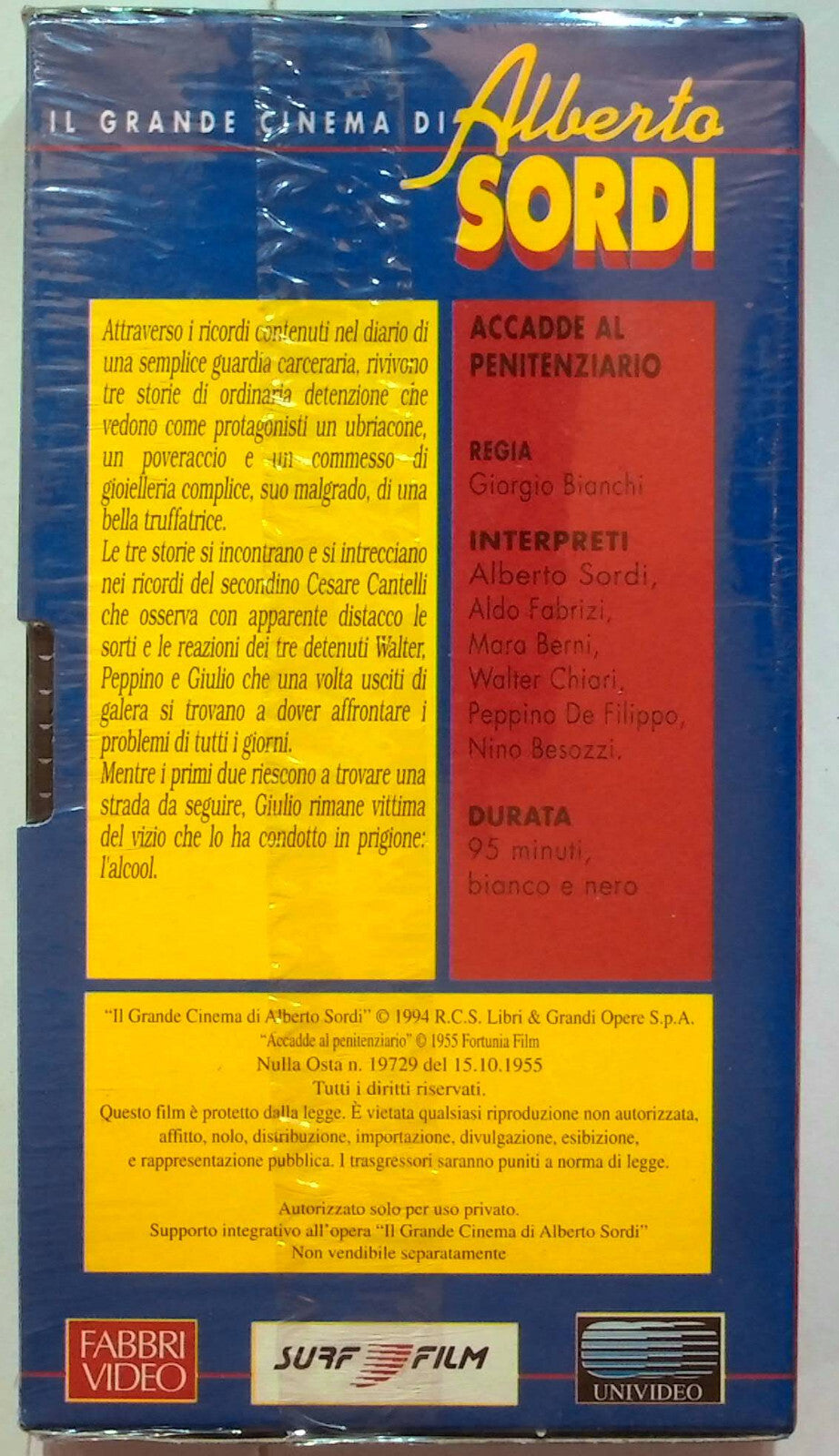 EBOND Accadde Al Penitenziario Editoriale VHS VH000860