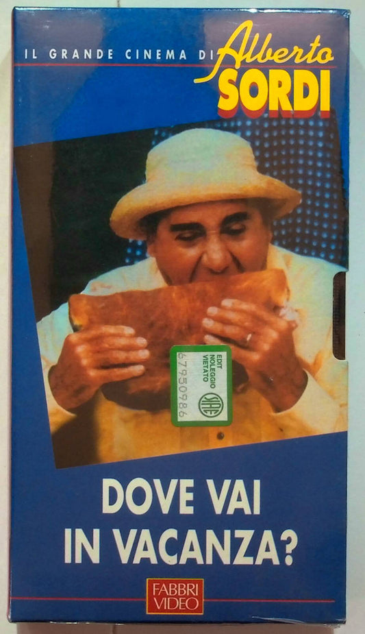 EBOND Dove Vai In Vacanza? Il Grande Cinema Alberto Sordi Editorialevhs VH000864