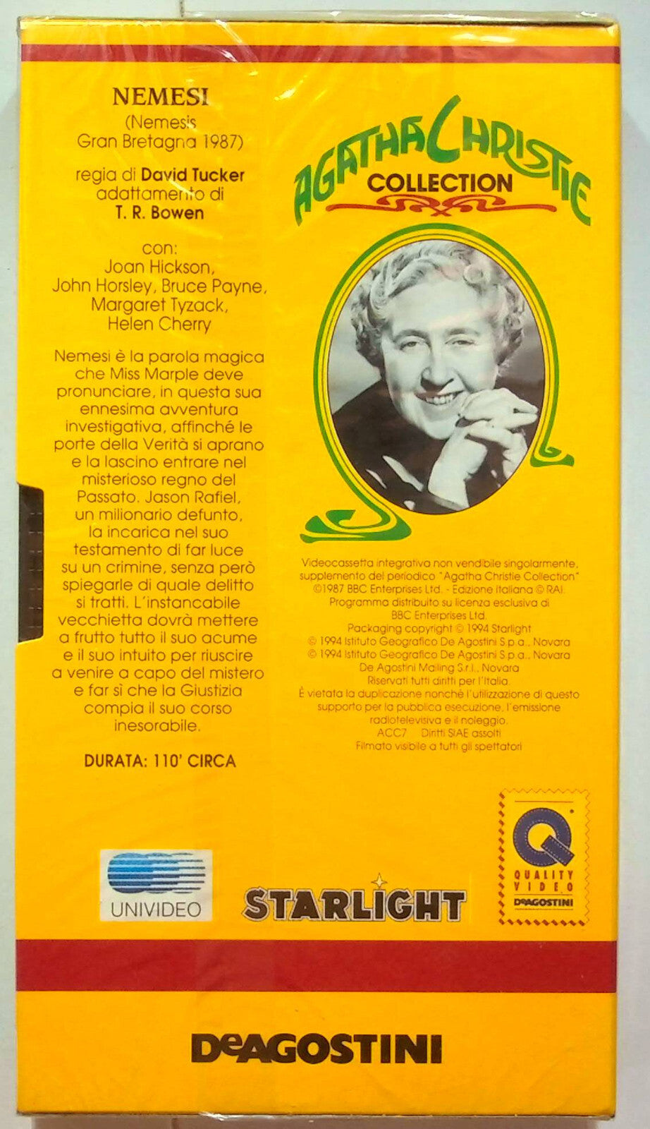 EBOND Nemesi - Agatha Christie Collection Editoriale VHS VH000871