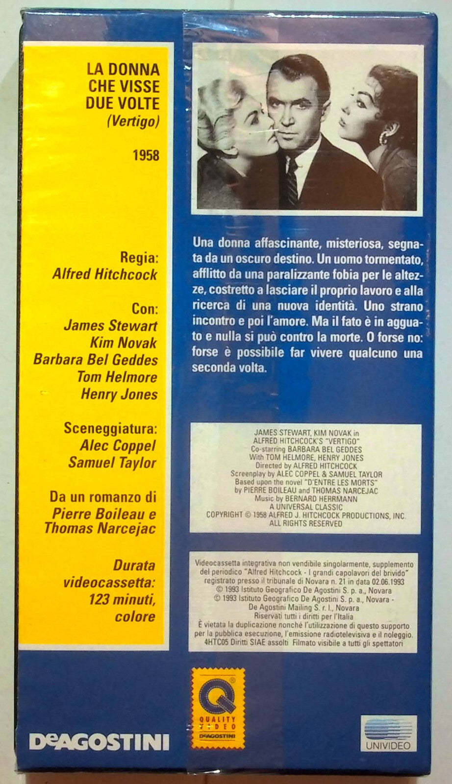 EBOND La Donna Che Visse Due Volte - Alfred Hitchcock Editoriale VHS VH000881