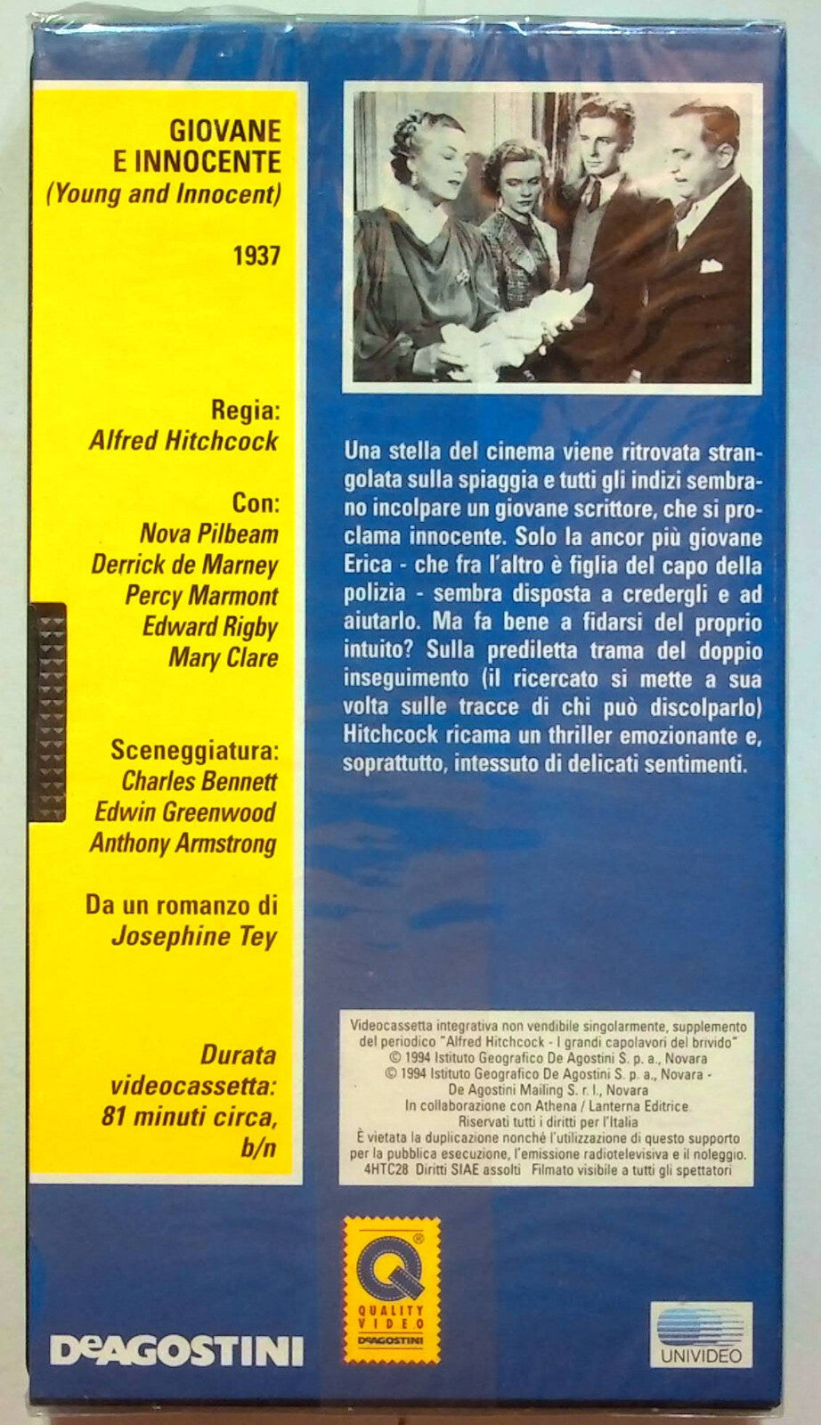 EBOND Giovane e Innocente - Alfred Hitchcock Editoriale VHS VH000885