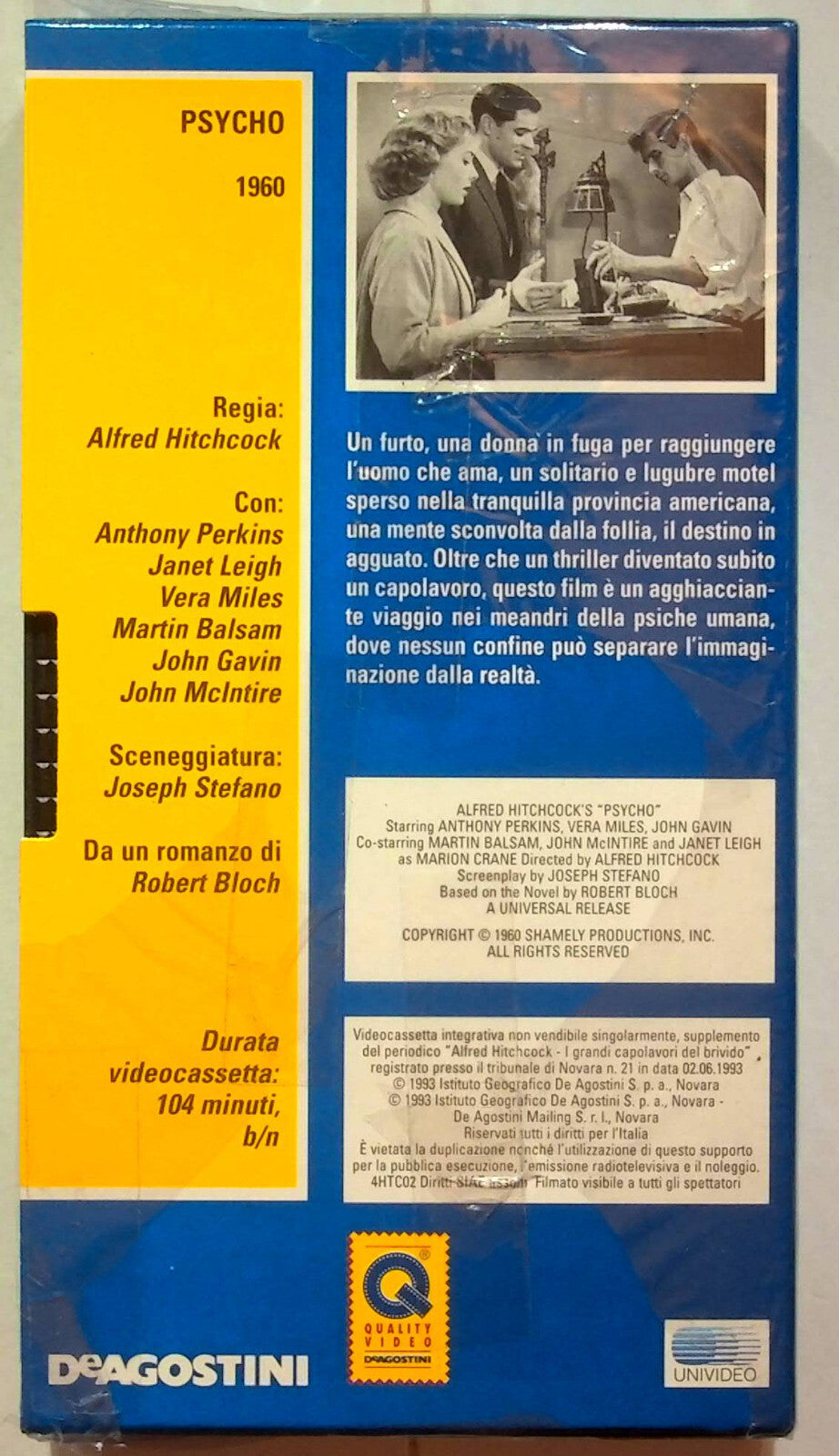 EBOND Psycho - Alfred Hitchcock Editoriale VHS VH000924