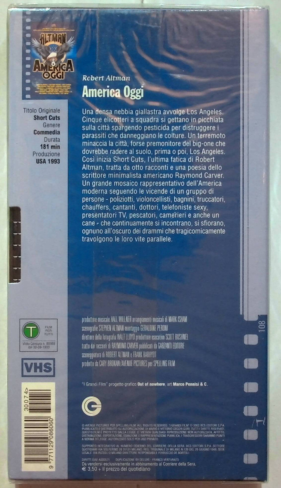 EBOND America Oggi Editoriale VHS VH000940