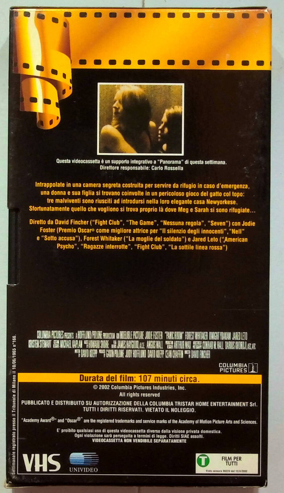 EBOND Panic Room Editoriale VHS VH000966