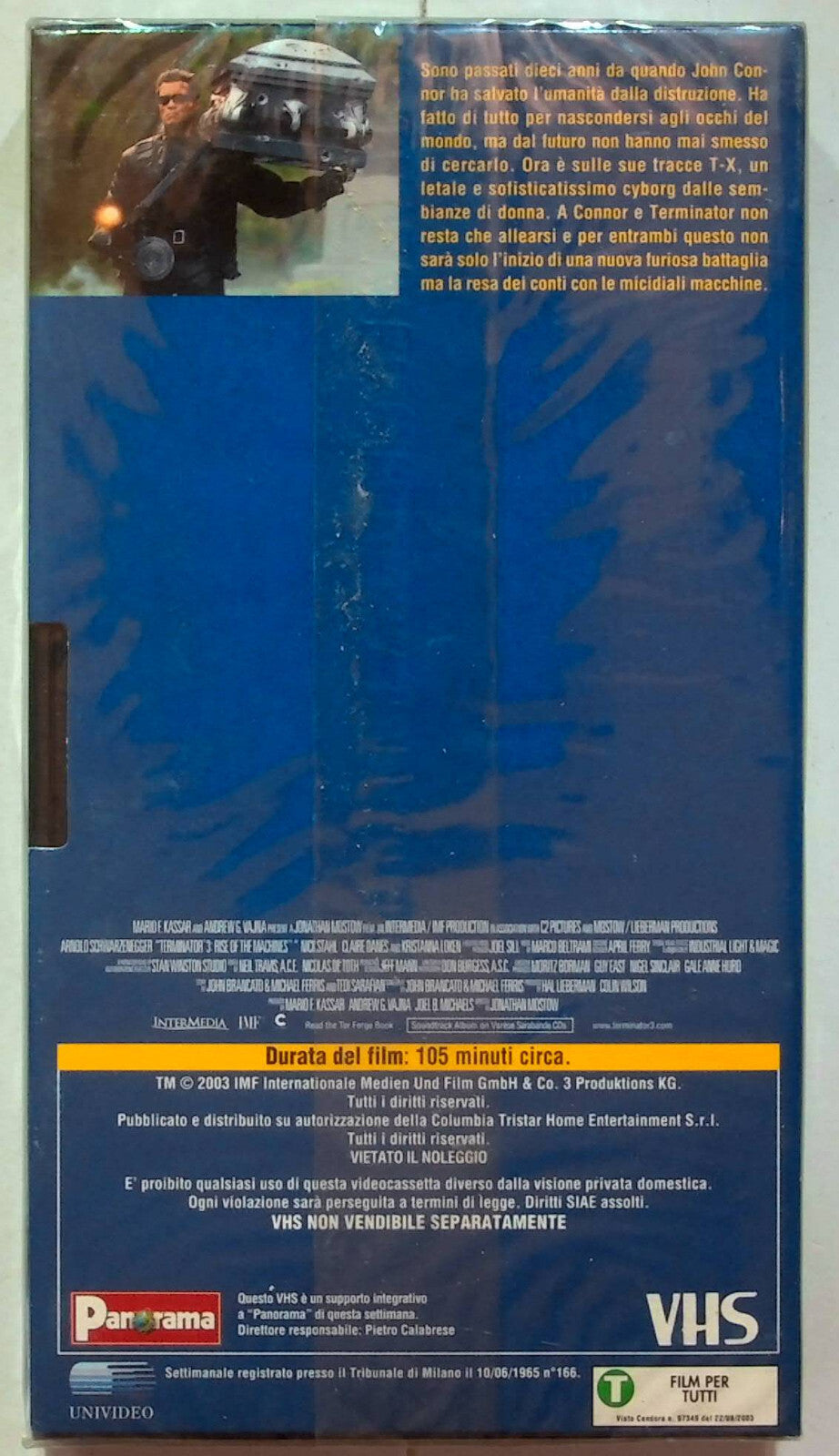 EBOND Terminator 3 - Le Macchine Ribelli Editoriale VHS VH000968