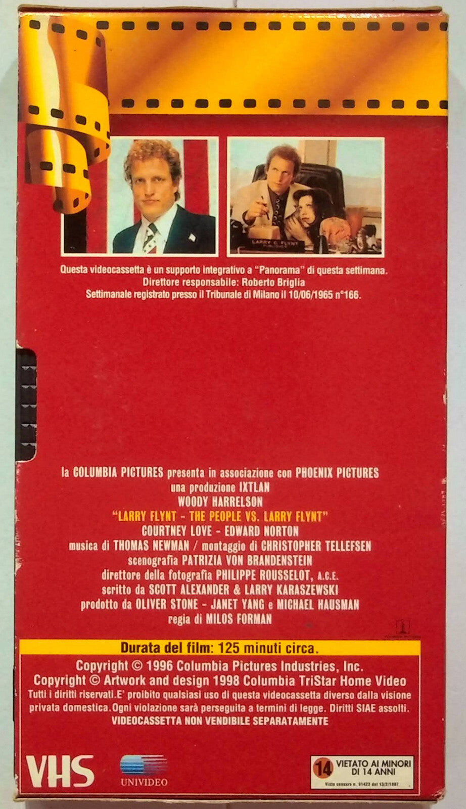 EBOND Larry Flynt - Oltre Lo Scandalo Editoriale VHS VH000970