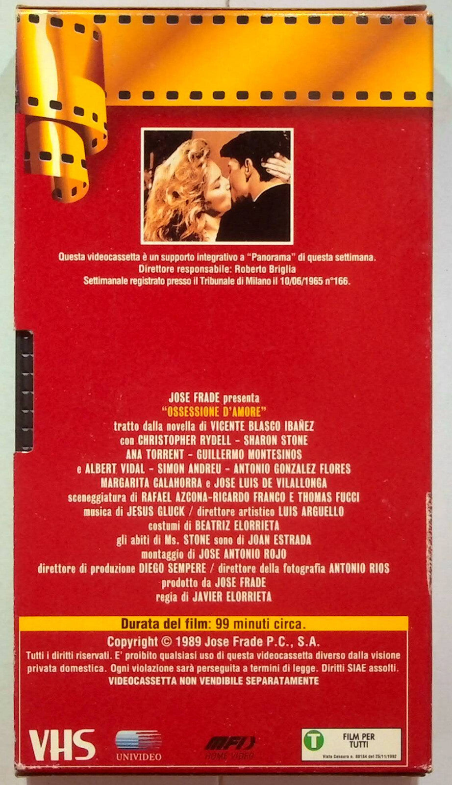 EBOND Ossessione D'amore Editoriale VHS VH000973