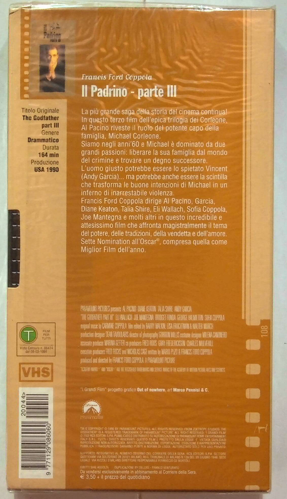 EBOND Il Padrino Parte Iii Editoriale VHS VH001001
