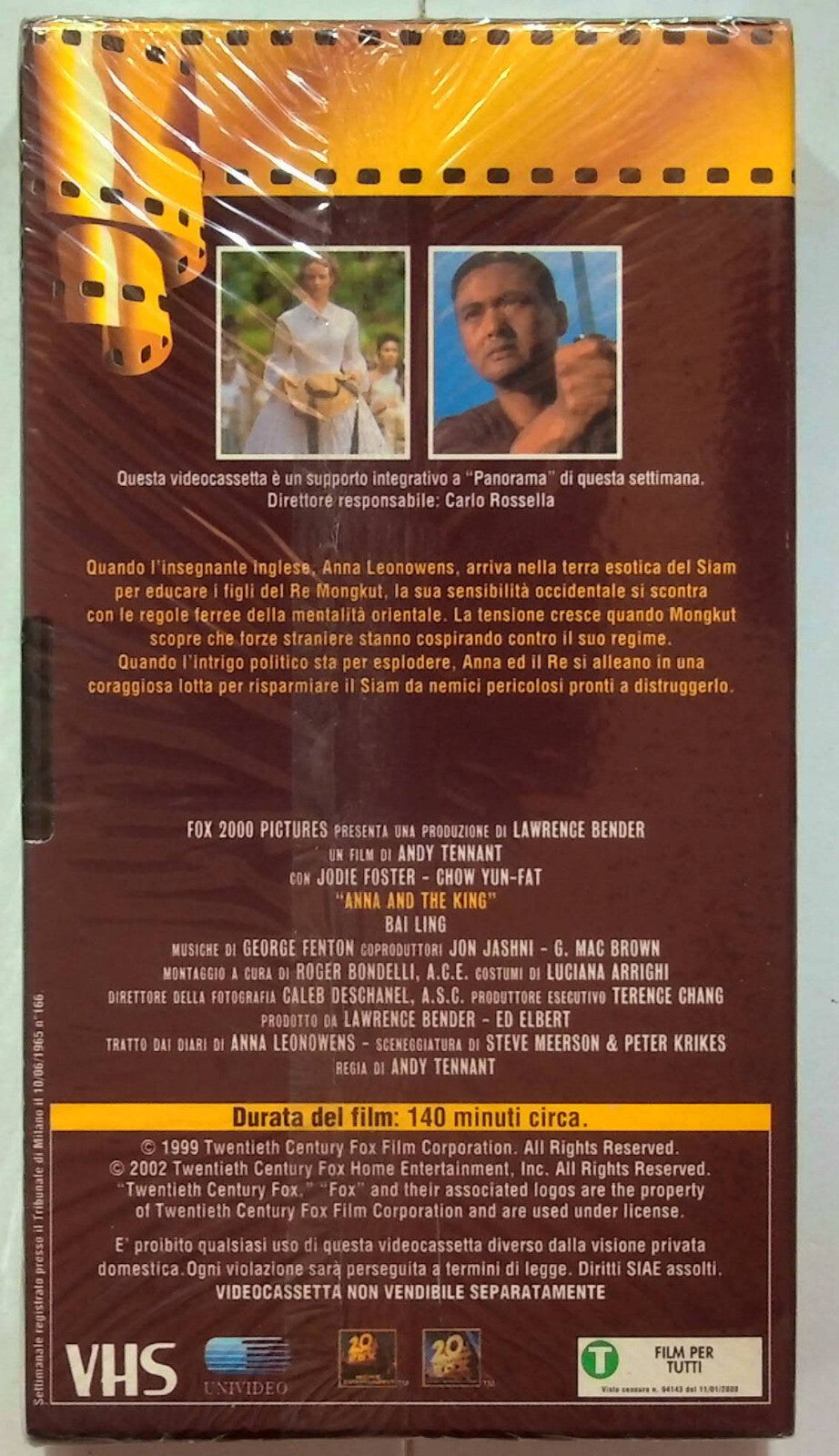 EBOND Anna And The King Editoriale VHS VH001005