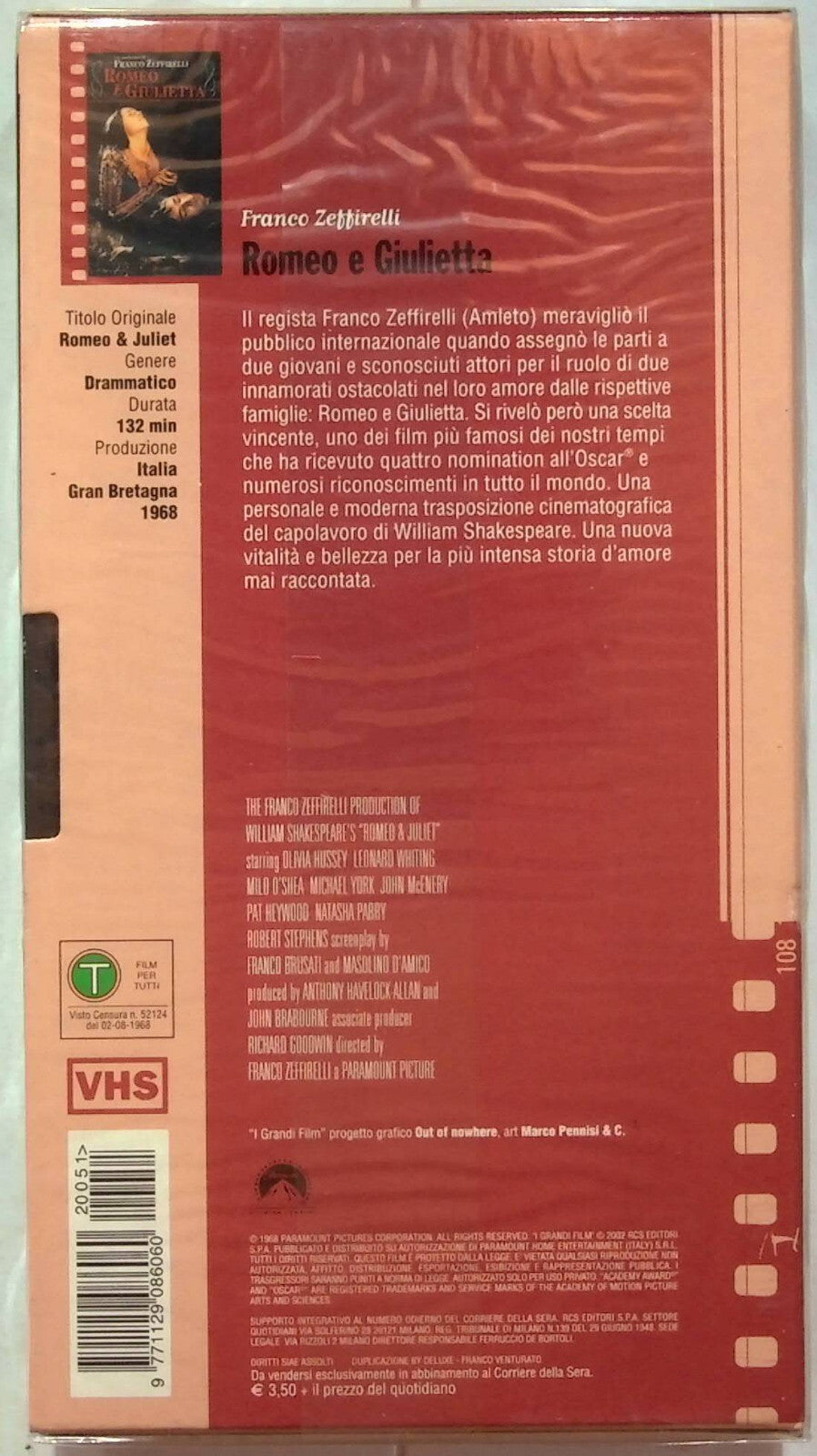 EBOND Romeo e Giulietta Editoriale VHS VH001020