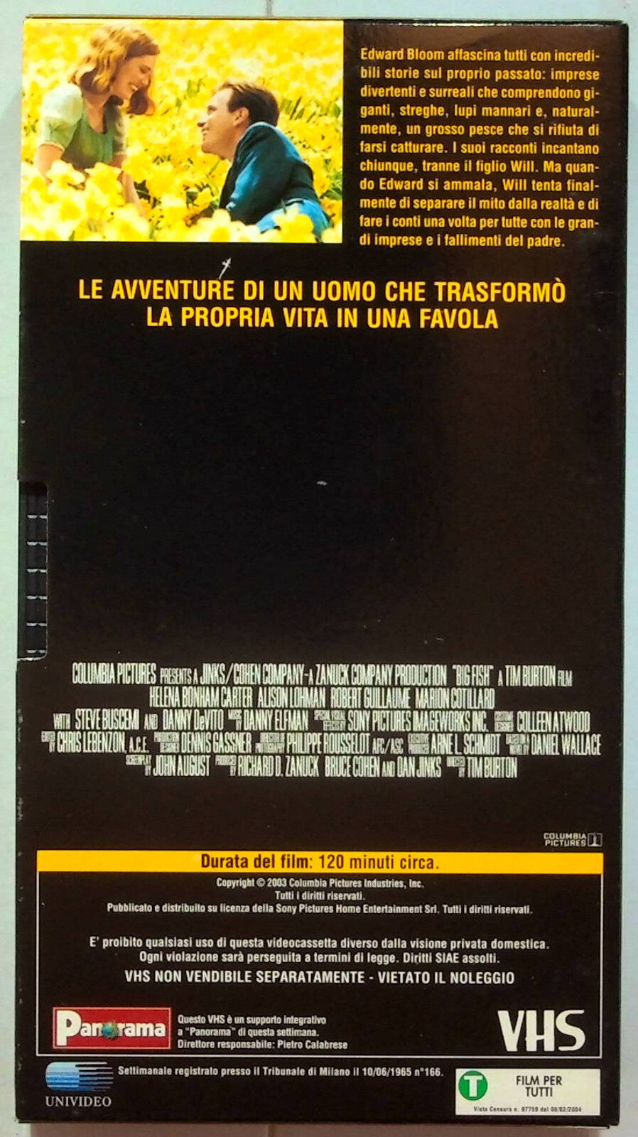 EBOND Big Fish - Le Storie Di Una Vita Incredibile Editoriale VHS VH001051