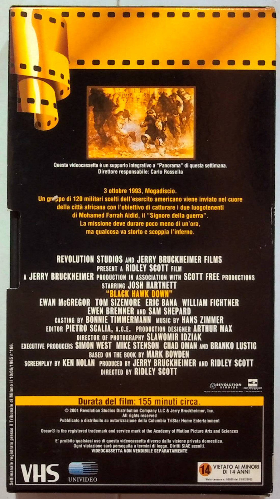 EBOND Black Hawk Down - Black Hawk Abbattuto Editoriale VHS VH001058