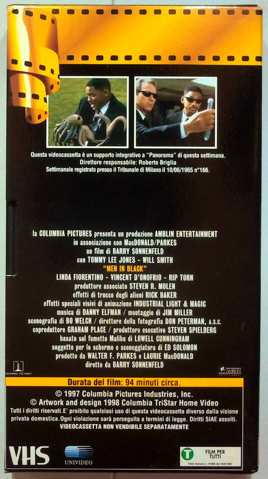 EBOND Men In Black Editoriale VHS VH001061