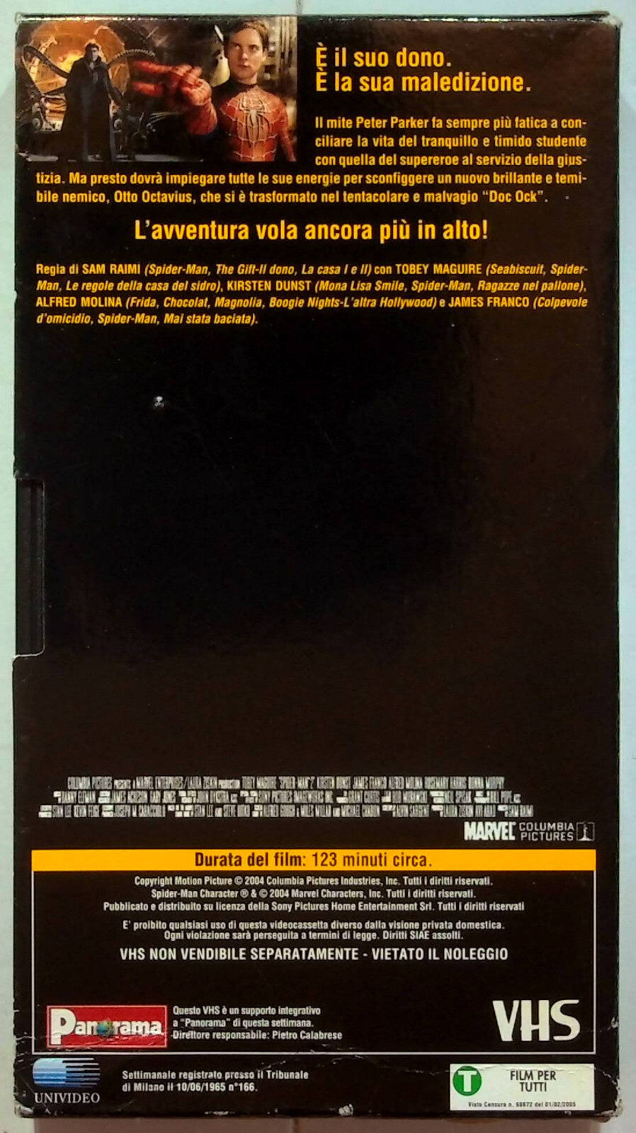 EBOND Spider-man 2 Editoriale VHS VH001065