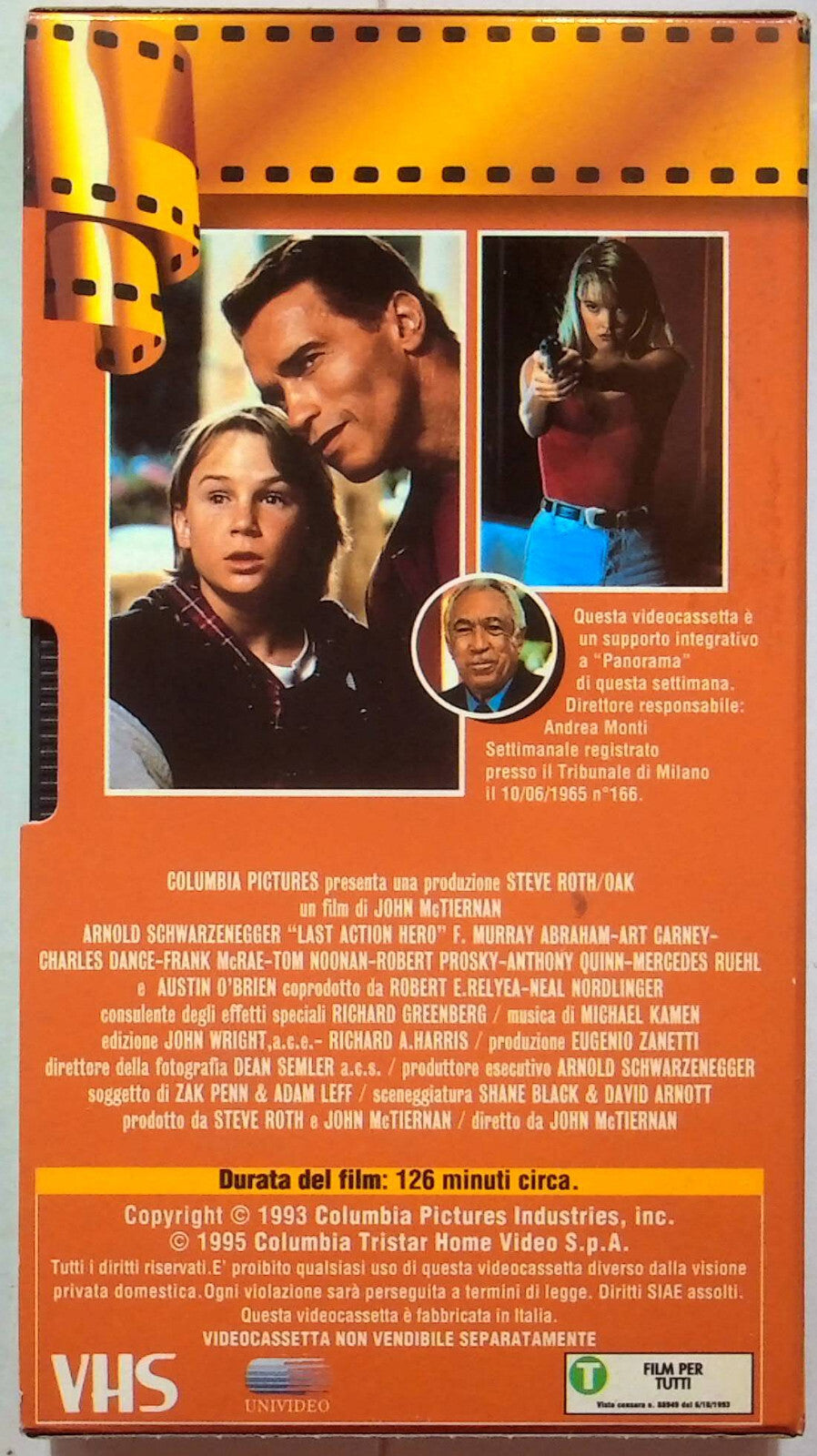 EBOND Last Action Hero - L'ultimo Grande Eroe Editoriale VHS VH001074