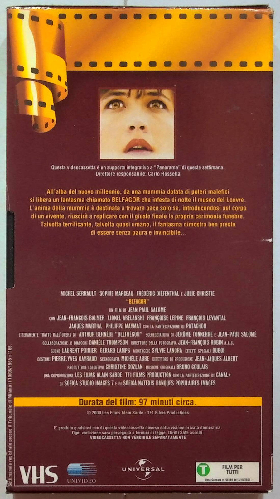 EBOND Belfagor - Il Fantasma Del Louvre Editoriale VHS VH001080