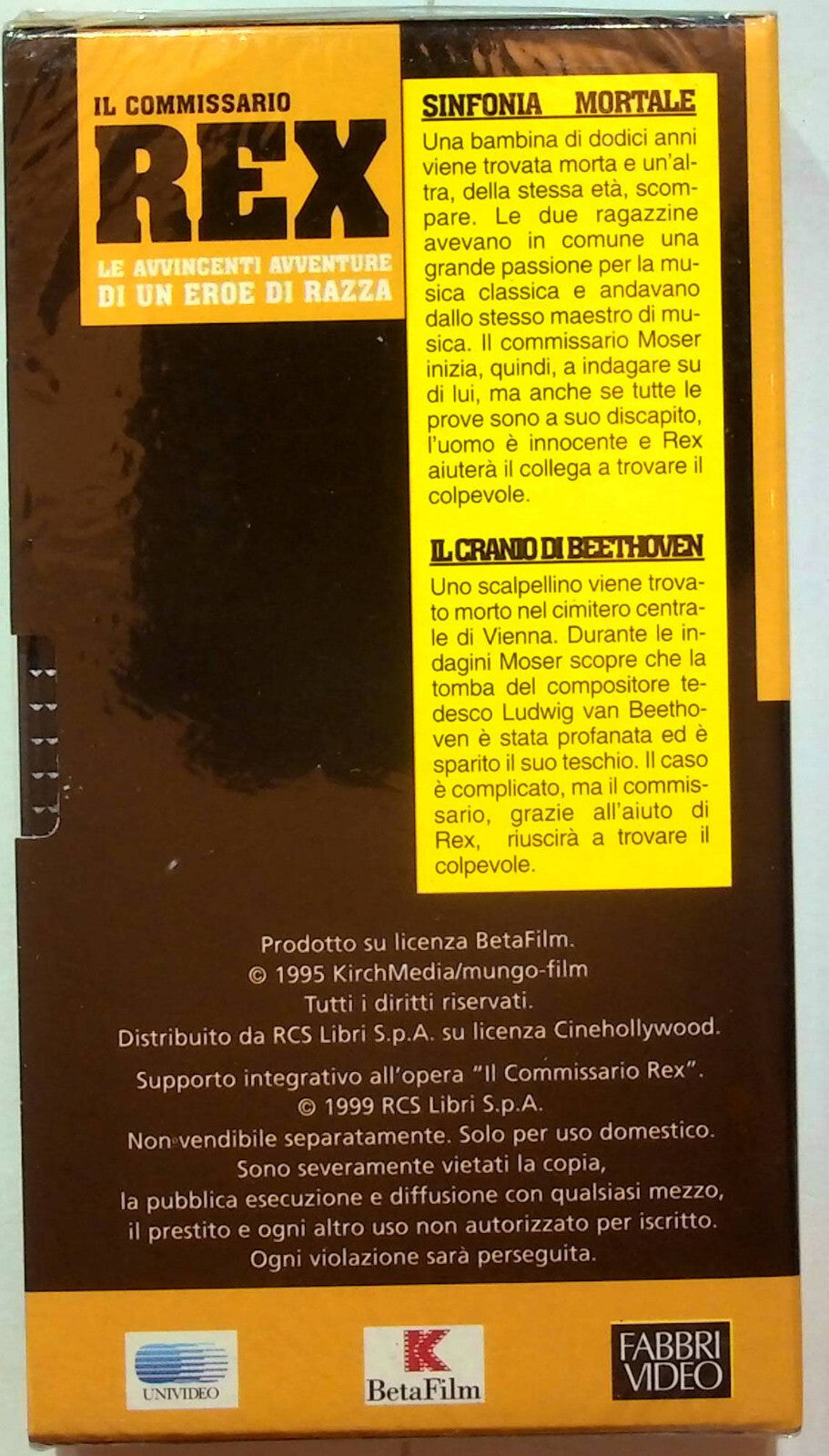 EBOND Rex - Sinfonia Mortale - Il Cranio Di Beethoven - Editoriale VHS VH001121