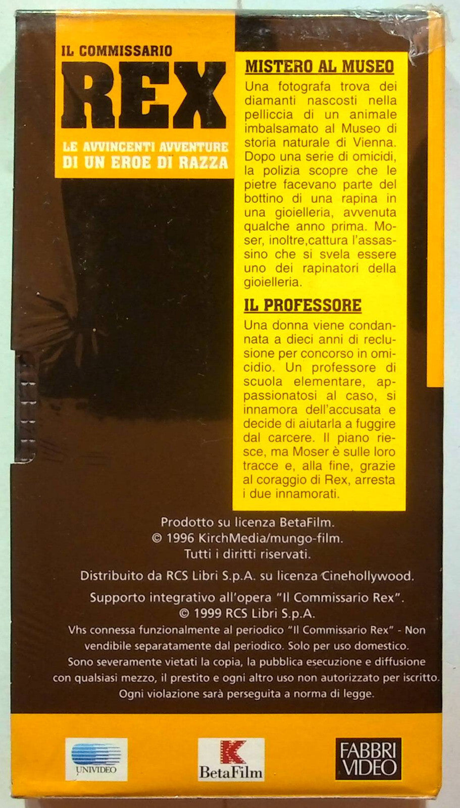 EBOND Rex - Mistero Al Museo - Il Professore - Editoriale VHS VH001127