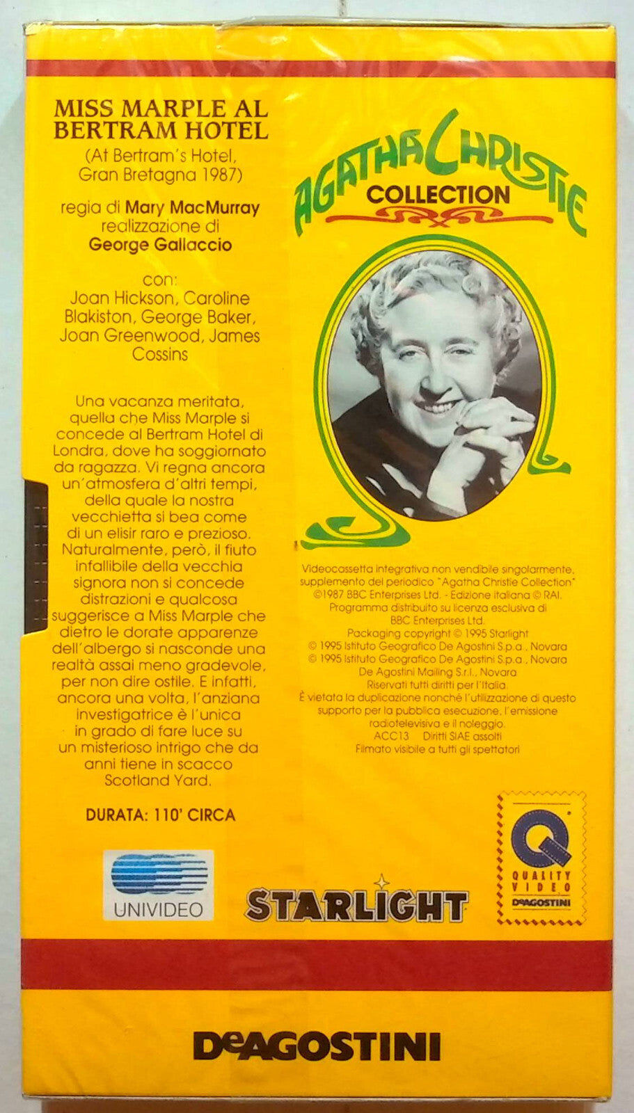 EBOND Miss Marple Al Bertam Hotel - Agatha Christie Editoriale VHS VH001133