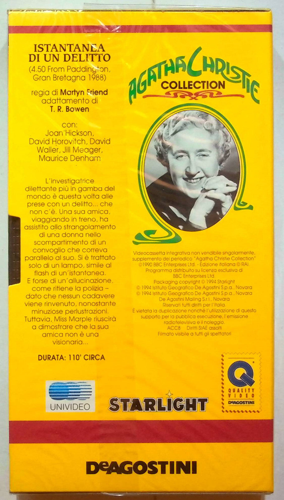 EBOND Istantanea Di Un Delitto - Agatha Christie Editoriale VHS VH001136
