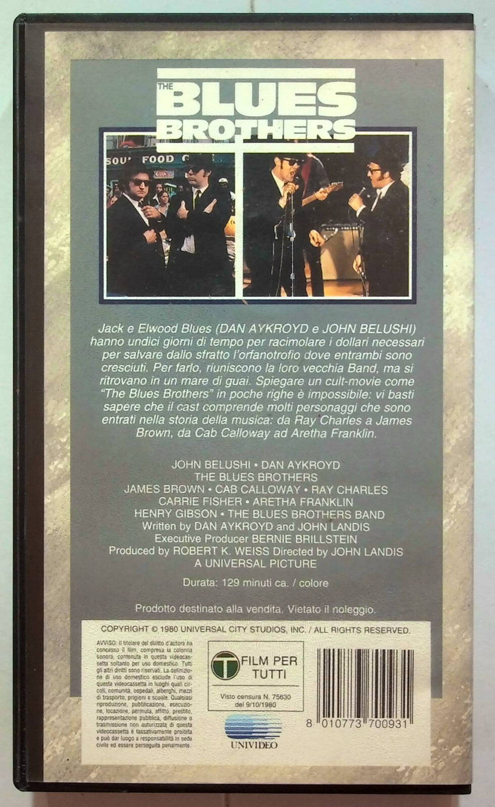 EBOND The Blues Brothers VHS VH001176