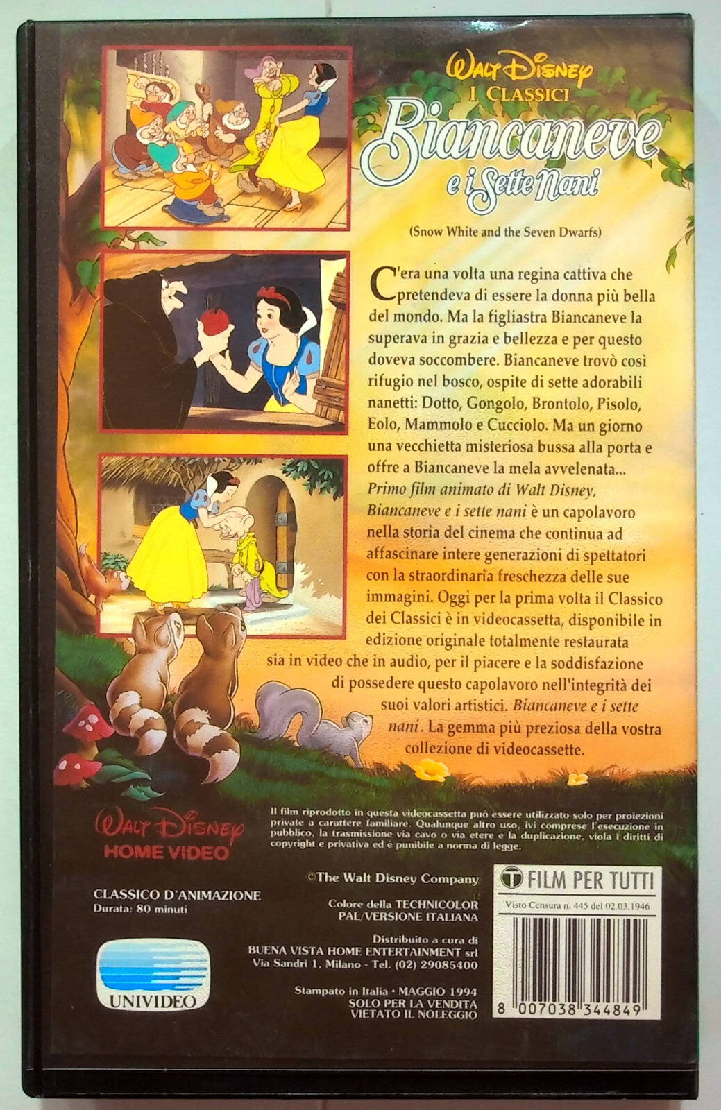 EBOND Biancaneve e i Sette Nani - I Classici Walt Disney VHS VH001204