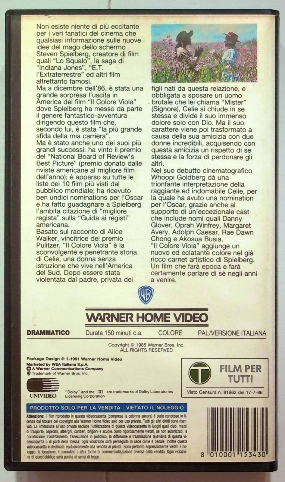 EBOND Il Colore Viola VHS VH001207