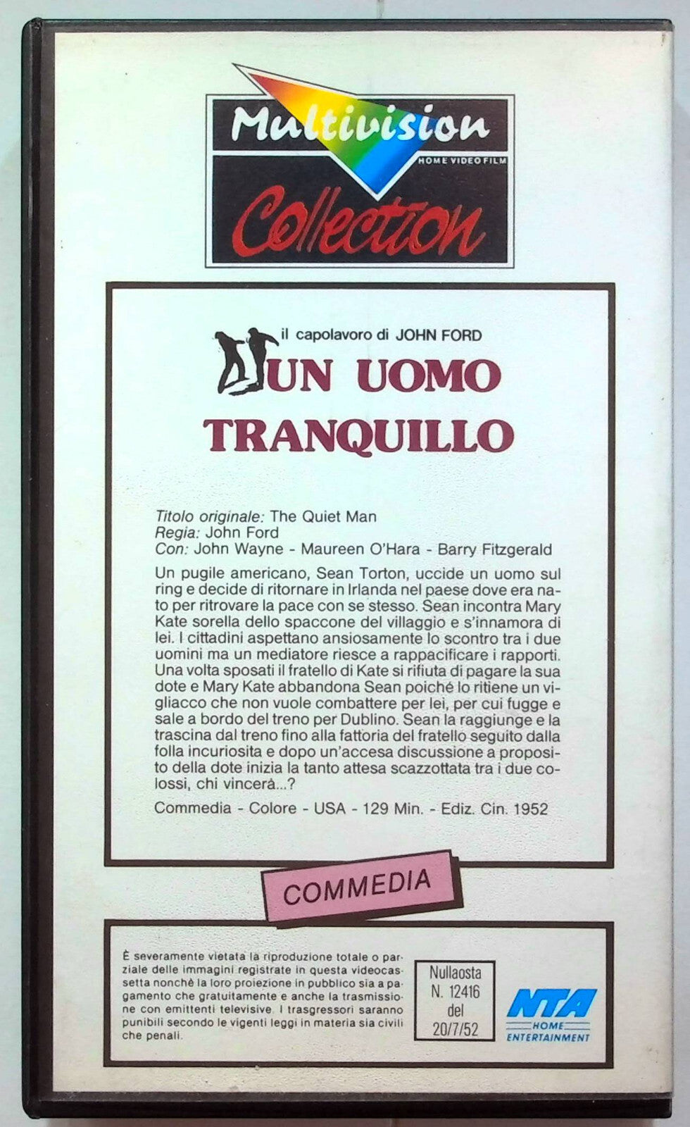 EBOND Un Uomo Tranquillo VHS VH001220