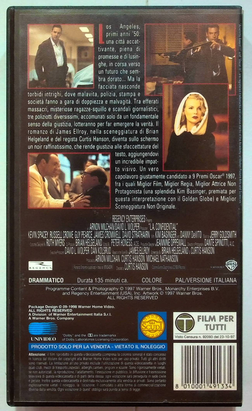 EBOND L.a. Confidential VHS VH001229