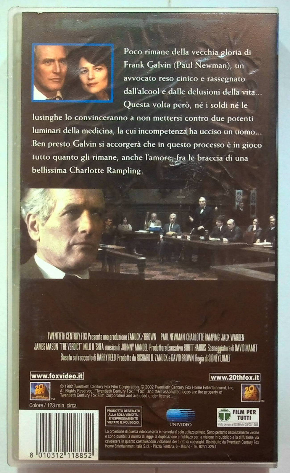 EBOND Il Verdetto VHS VH001230